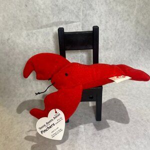 Rare 1993 Ty Teenie Beanie Baby – Pinchers the Lobster with Tags